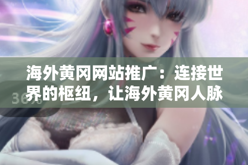 海外黃岡網(wǎng)站推廣：連接世界的樞紐，讓海外黃岡人脈更緊密
