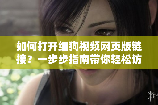如何打開(kāi)細(xì)狗視頻網(wǎng)頁(yè)版鏈接？一步步指南帶你輕松訪問(wèn)
