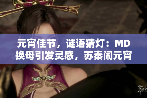 元宵佳節(jié)，謎語(yǔ)猜燈：MD換母引發(fā)靈感，蘇秦鬧元宵笑語(yǔ)盈盈