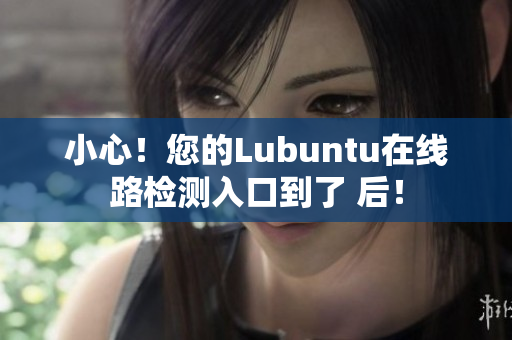 小心！您的Lubuntu在線路檢測入口到了 后！