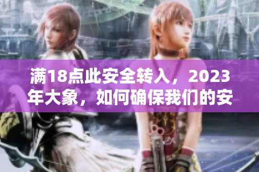 滿18點(diǎn)此安全轉(zhuǎn)入，2023年大象，如何確保我們的安全？