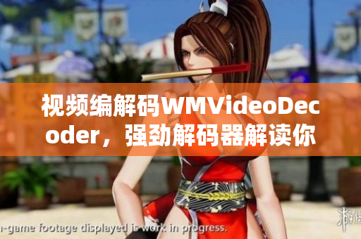 視頻編解碼WMVideoDecoder，強勁解碼器解讀你的視聽享受