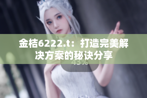 金桔6222.t：打造完美解決方案的秘訣分享