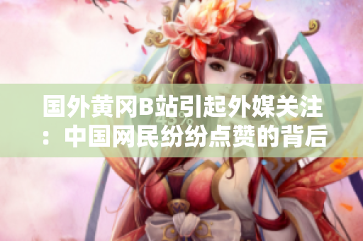 國(guó)外黃岡B站引起外媒關(guān)注：中國(guó)網(wǎng)民紛紛點(diǎn)贊的背后有何深意？