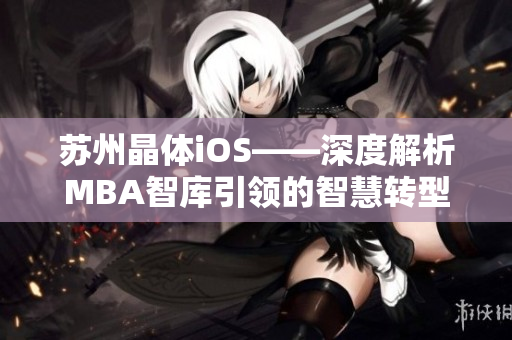 蘇州晶體iOS——深度解析MBA智庫引領(lǐng)的智慧轉(zhuǎn)型路徑
