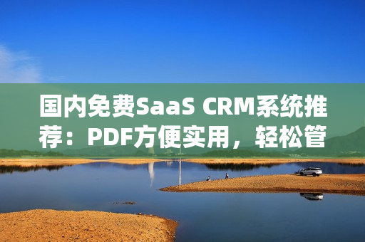 國內(nèi)免費SaaS CRM系統(tǒng)推薦：PDF方便實用，輕松管理客戶信息