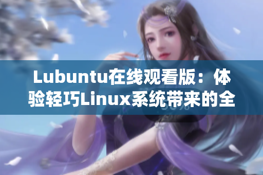 Lubuntu在線觀看版：體驗(yàn)輕巧Linux系統(tǒng)帶來(lái)的全新觀影樂(lè)趣